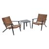 TEXAS Set de mobilier de cafea pentru 2 persoane